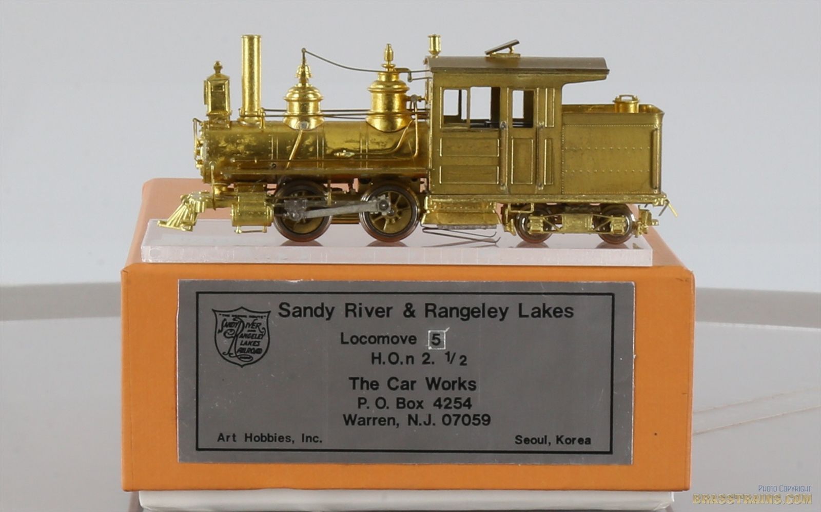 HOn2-1/2 TCW The Car Works - SR&RL Sandy River & Rangeley
