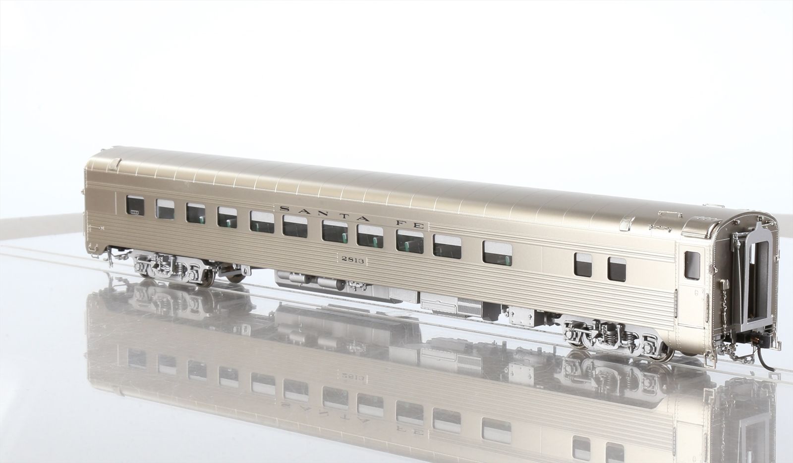 HO Brass Model Train TCY 0472 Coach Yard ATSF Santa Fe 44 Seat Coach ...