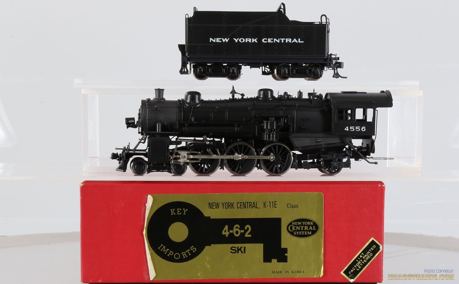 HO Brass Model - KEY NYC New York Central K-11E 4-6-2 #4556 - F/P