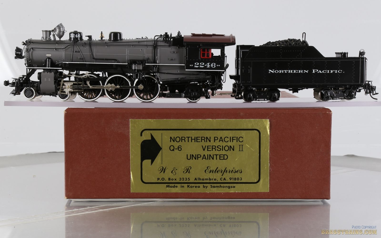 HO W&R Northern Pacific 4-6-2 Q-4 Northern Pacific Brass Department S-4 V2