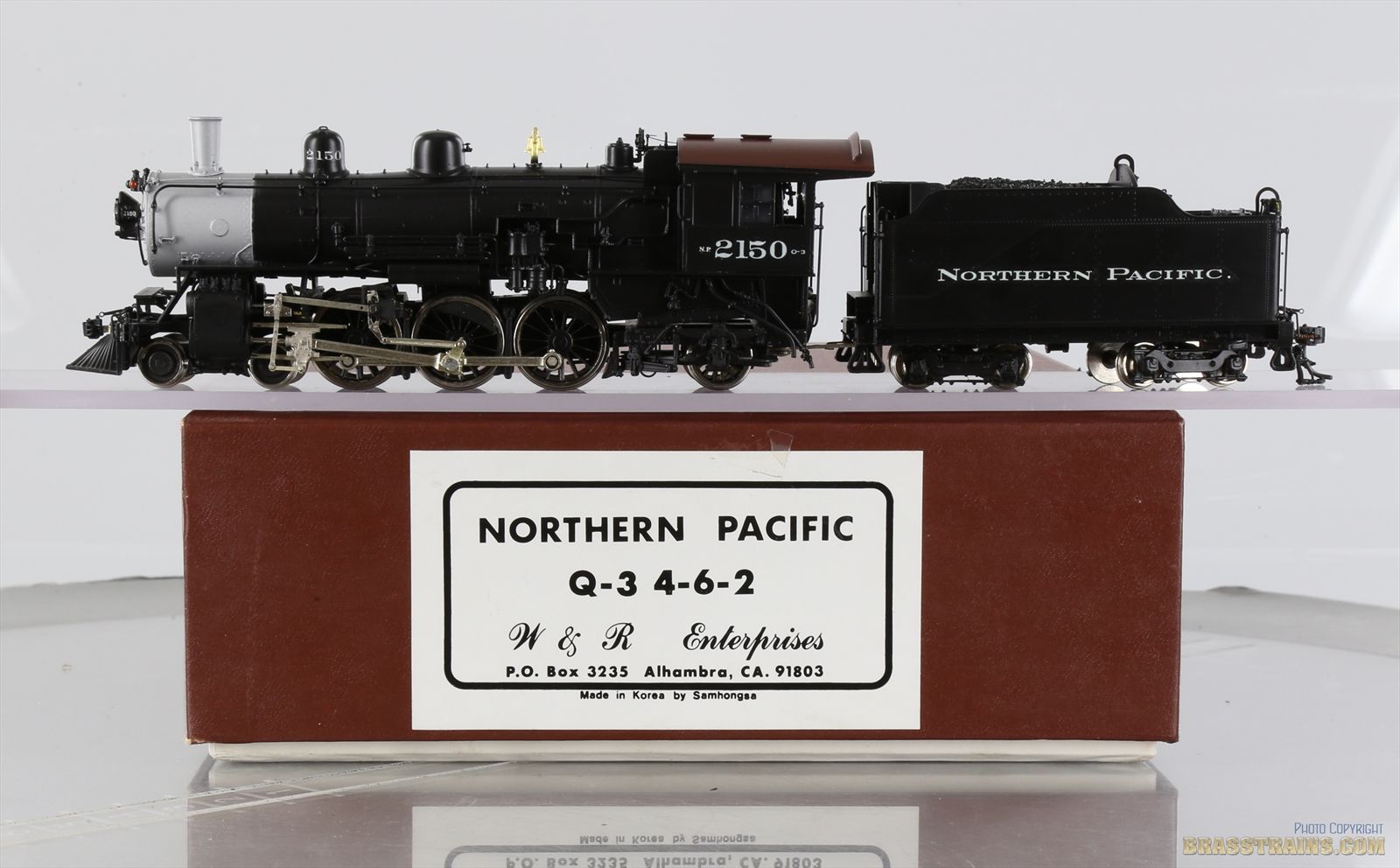 HO Brass Model - W&amp;amp;R NP Northern Pacific Class Q-3 4-6-2