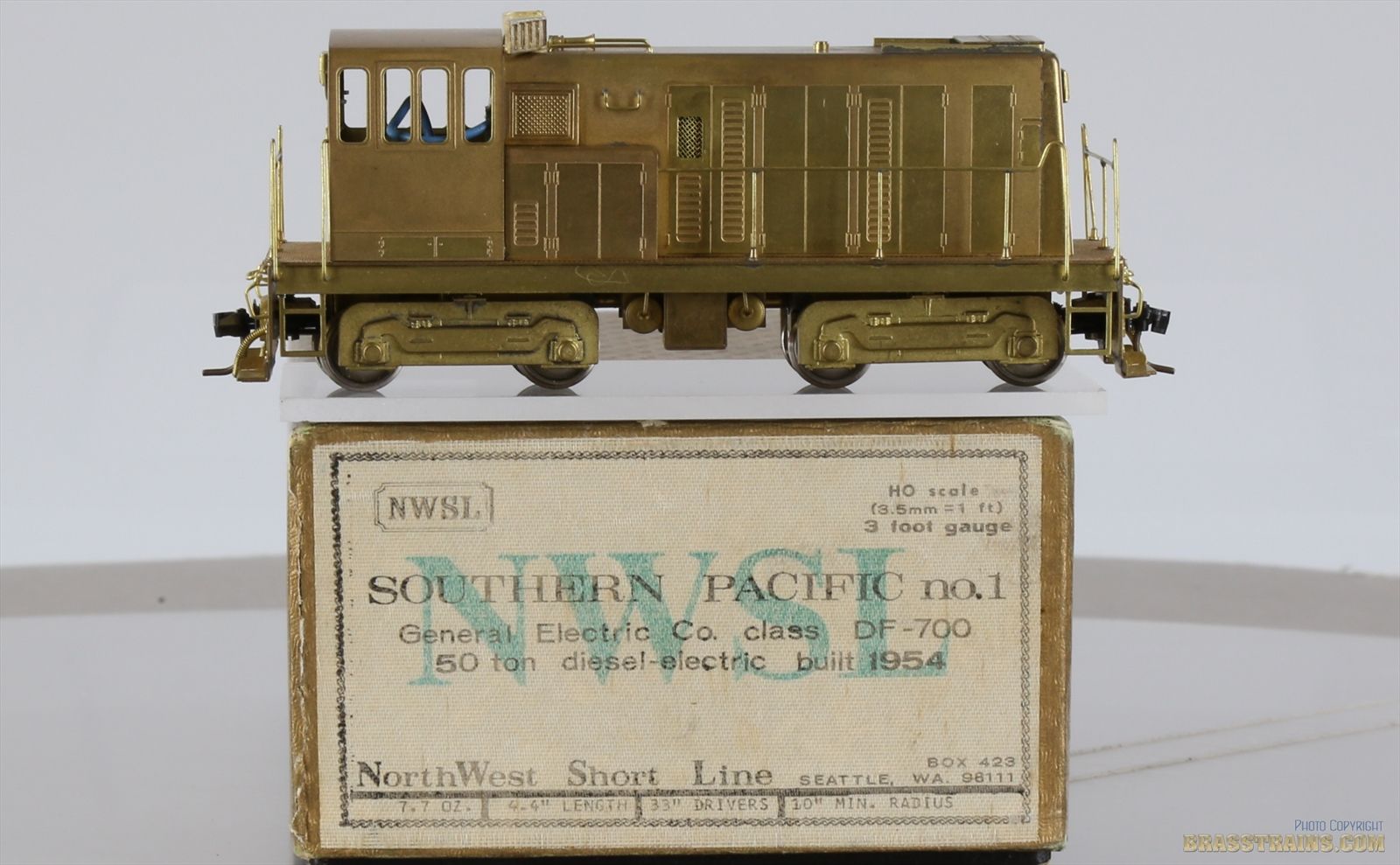 HOn3 Brass Model NWSL SP Southern Pacific No 1 50 Ton DieselElectric