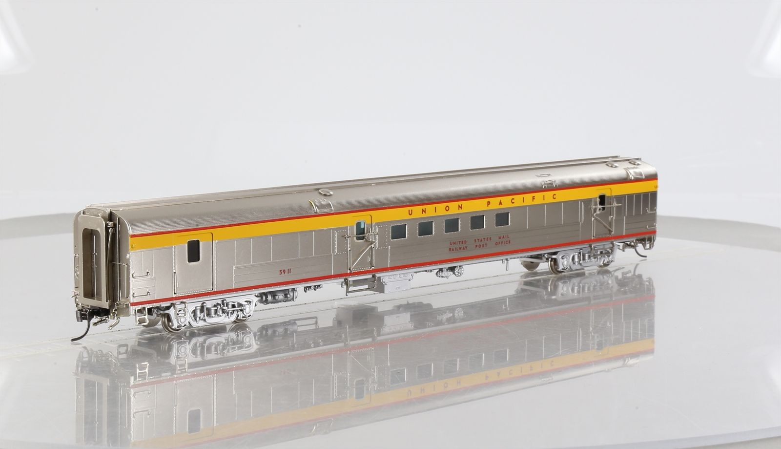 HO Brass Model - TCY 1308 Coach Yard UP Union Pacific Budd RPO #5911 ...