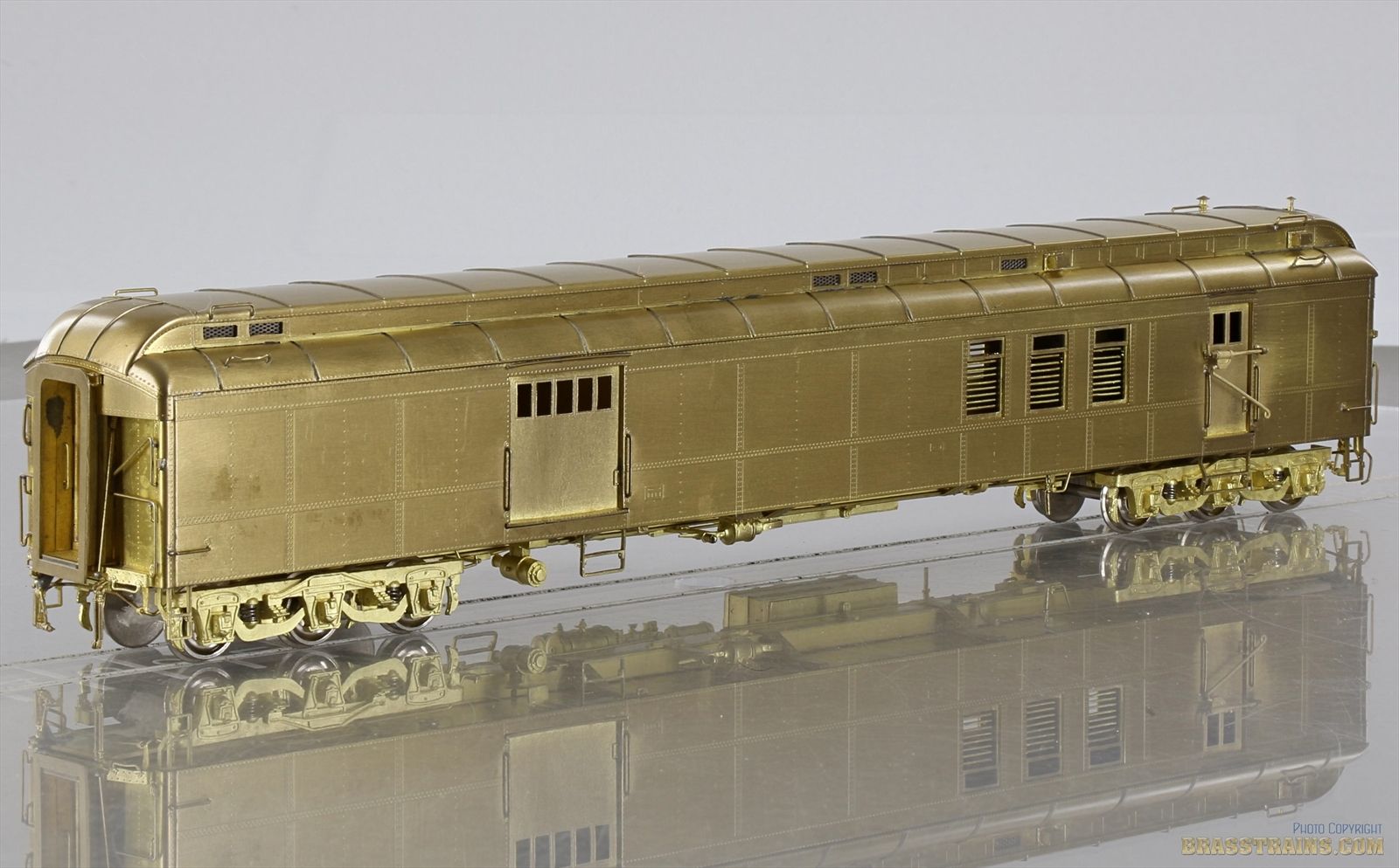 HO Brass Passenger Car Aurora Shops Ltd CB&Q Burlington 70' Steel