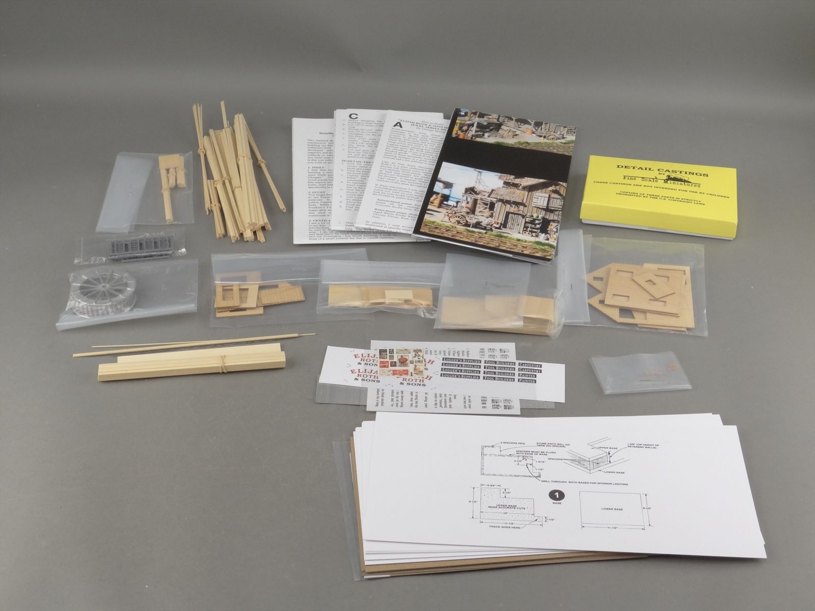 HO Scale - FSM Fine Scale Miniatures Jewel Series Kit JS-13 - Elijah ...