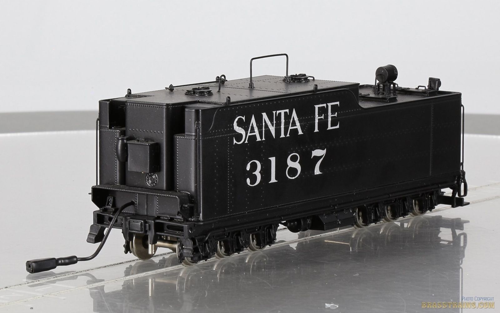 HO Brass Model - KEY CS #71 ATSF Santa Fe Late Run 2-8-2 #3187 - F/P