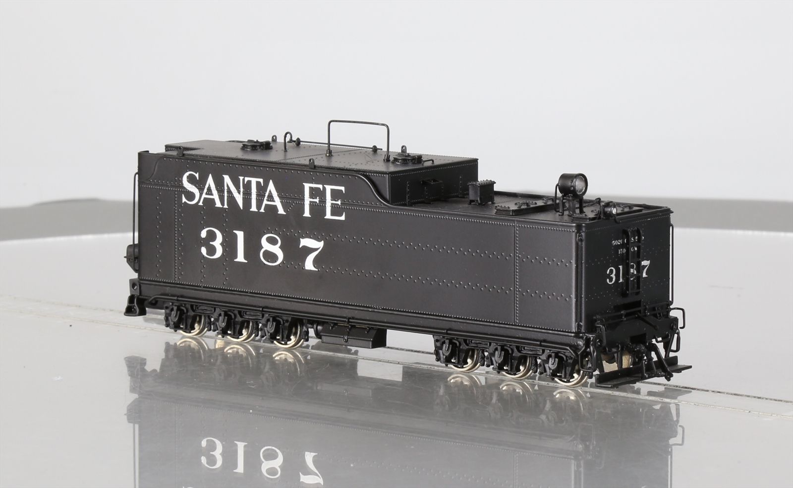 HO Brass Model - KEY CS #71 ATSF Santa Fe Late Run 2-8-2 #3187 - F/P