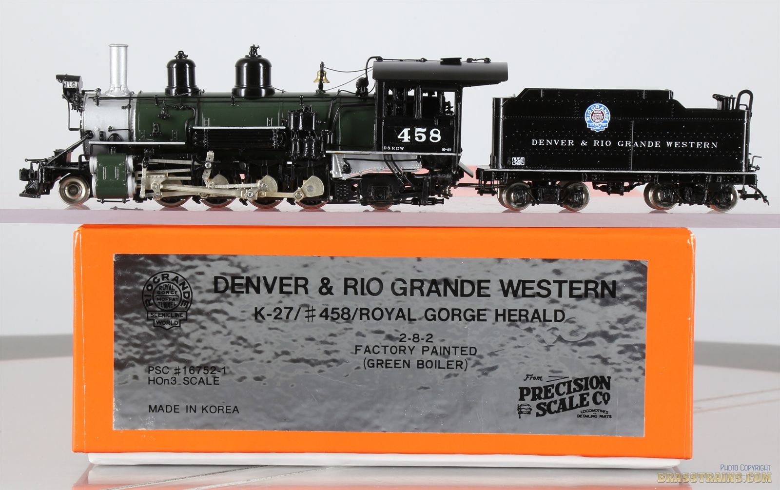 模型・プラモデル Precision Scale Co. D&RGW K-27 HOn3キット