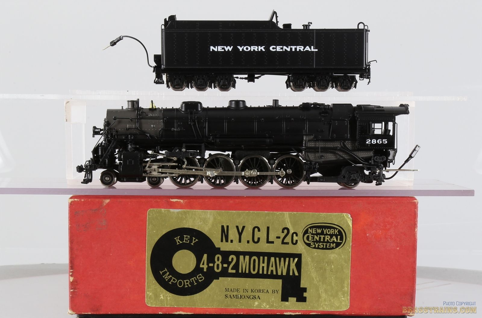 HO Brass Model Train - Key CS#68 NYC New York Central 4-8-2