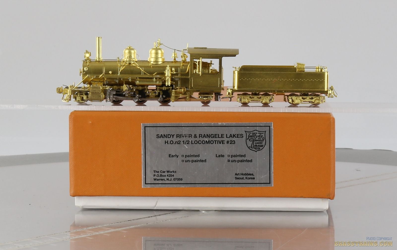 鉄道模型 SANGO S.R.&R.L. COACH HOn2 1/2 Kit HOn2-1/2 Brass Model - Car Works SR&RL Sandy River &amp