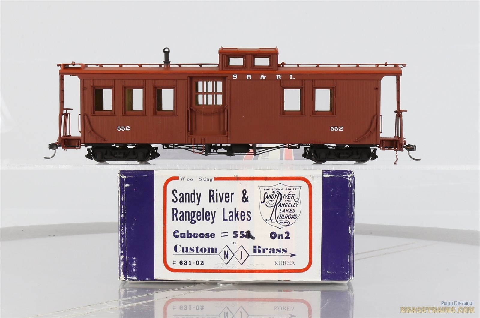 On2 Brass Model - NJCB 631-02 Sandy River & Rangeley Lakes