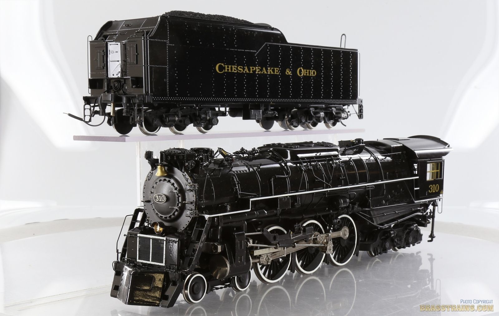 O Brass Model - OMI 0185 C&O Chesapeake & Ohio L2a 4-6-4