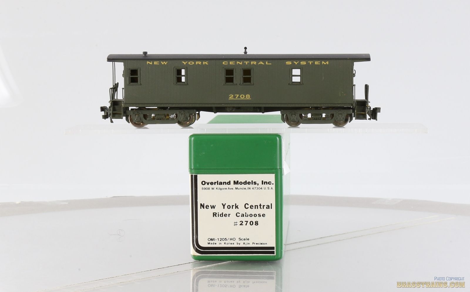 HO Brass Model - OMI 1205 NYC New York Central Rider Caboose #2708 - Custom