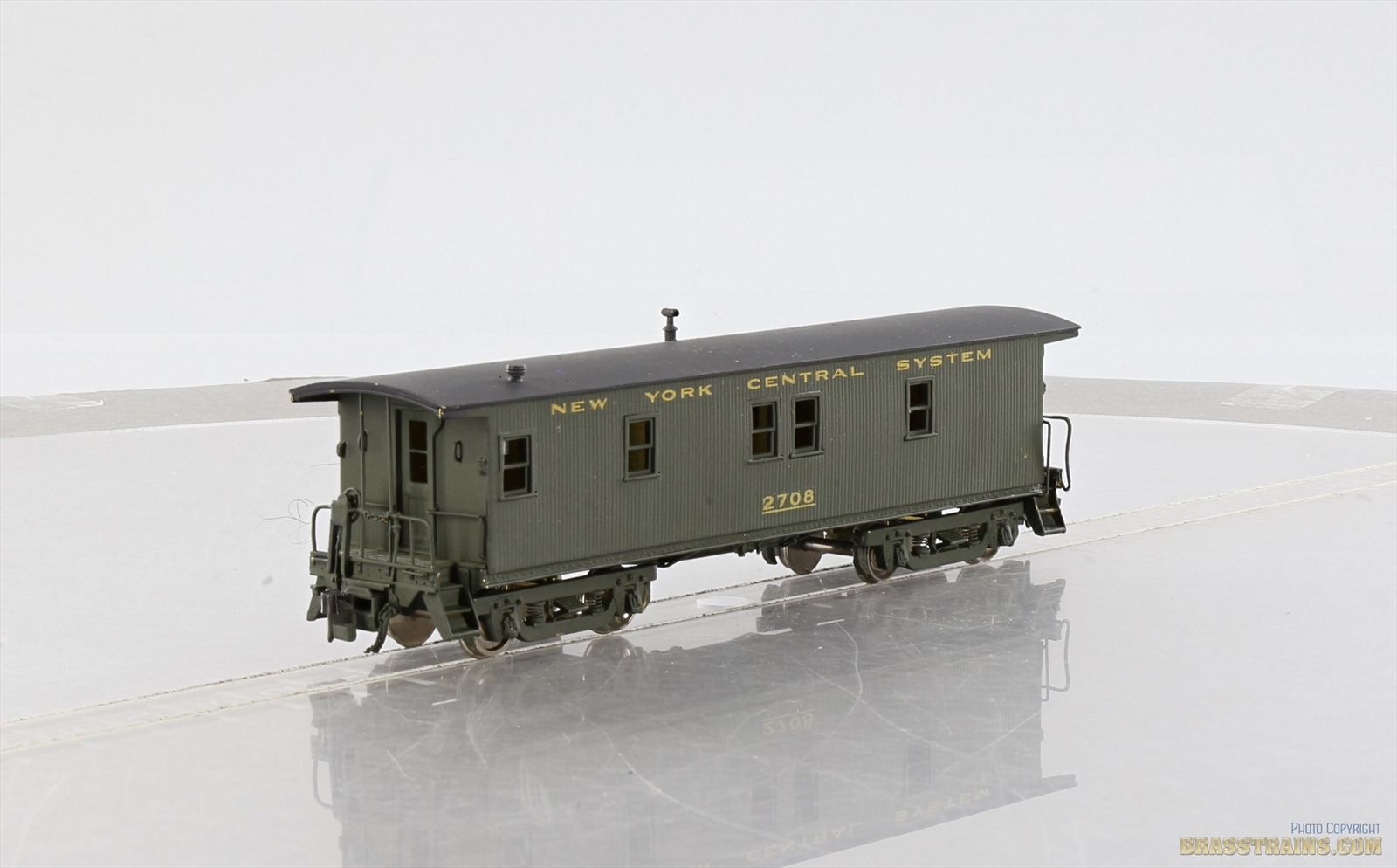 HO Brass Model - OMI 1205 NYC New York Central Rider Caboose #2708 - Custom