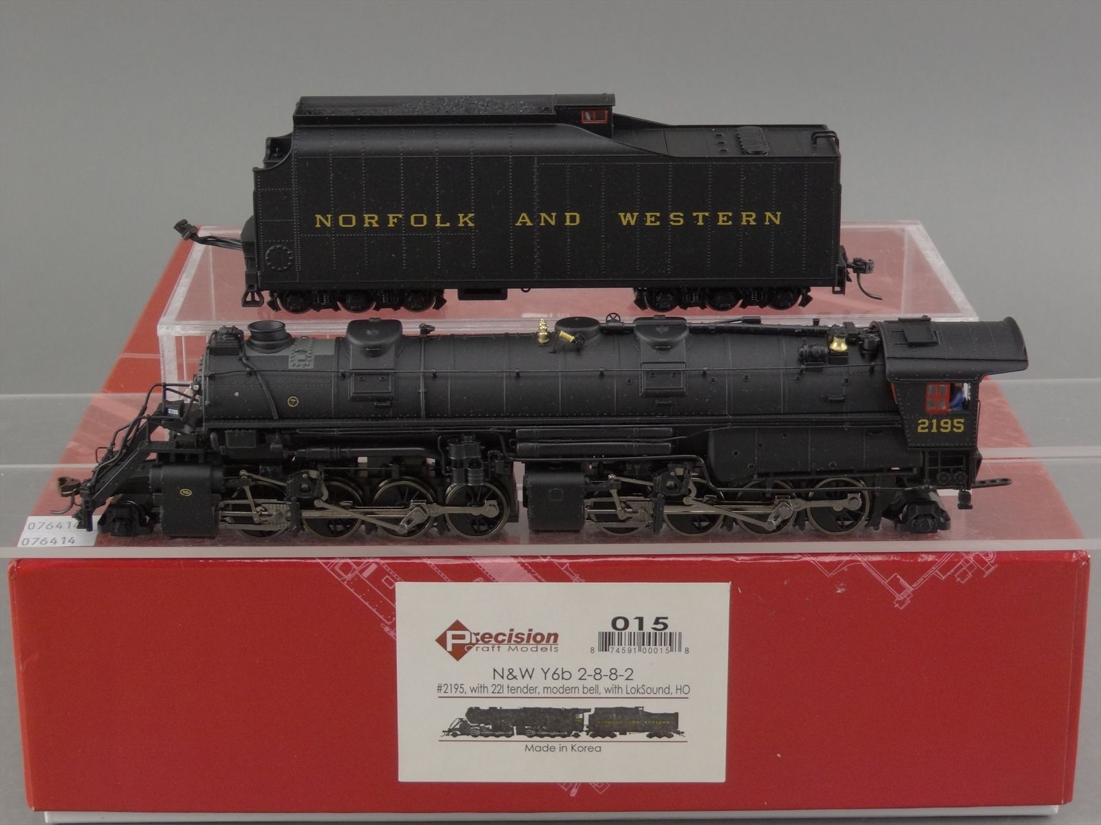 HO Plastic Model - Precision Craft 015 N&W Y6b 2-8-8-2