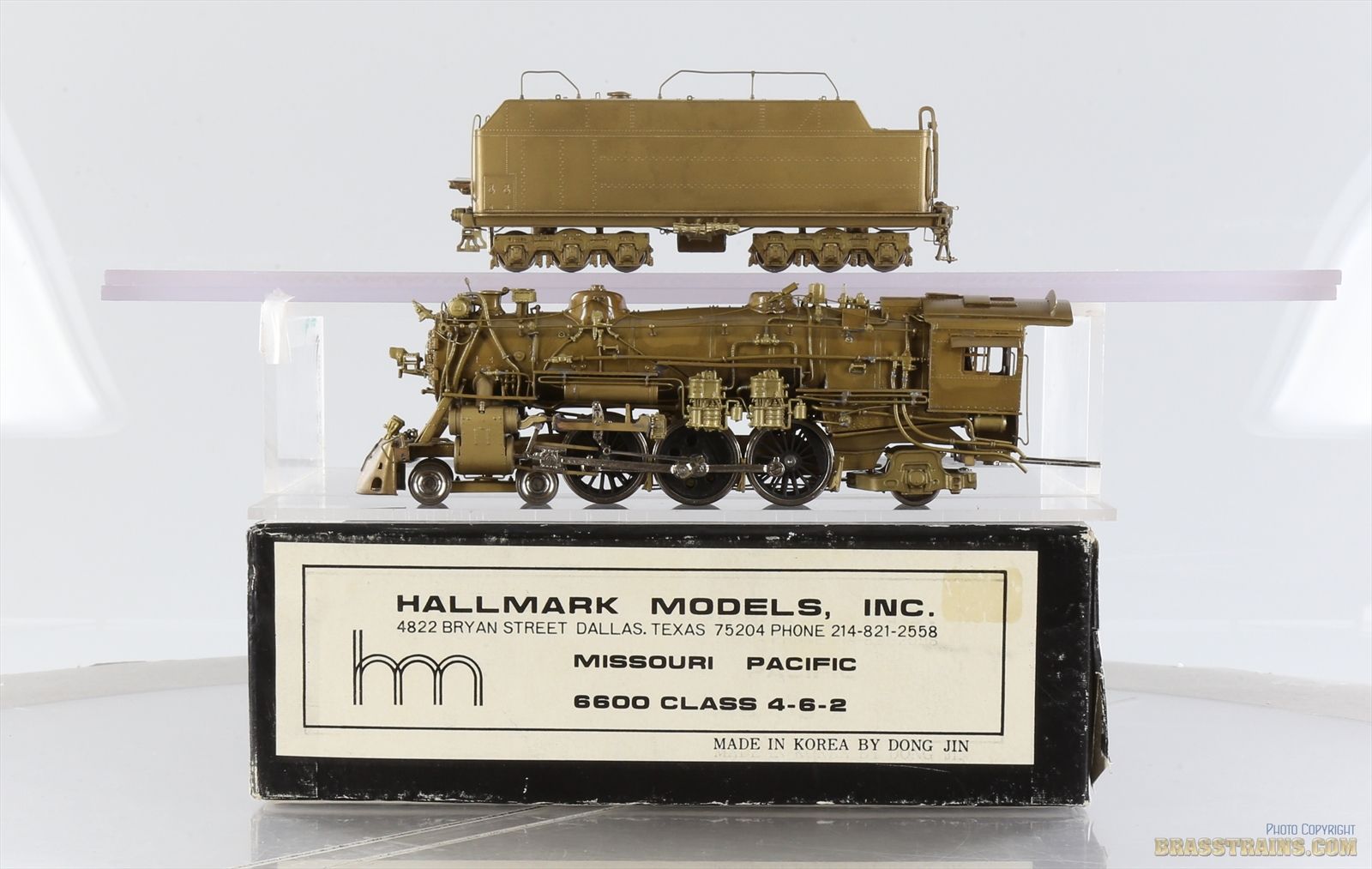 鉄道模型 Missouri Pacific 4-6-2 P-73 HO Brass - Hallmark Fujiyama Missouri Kansas Texas MKT 4-6-2