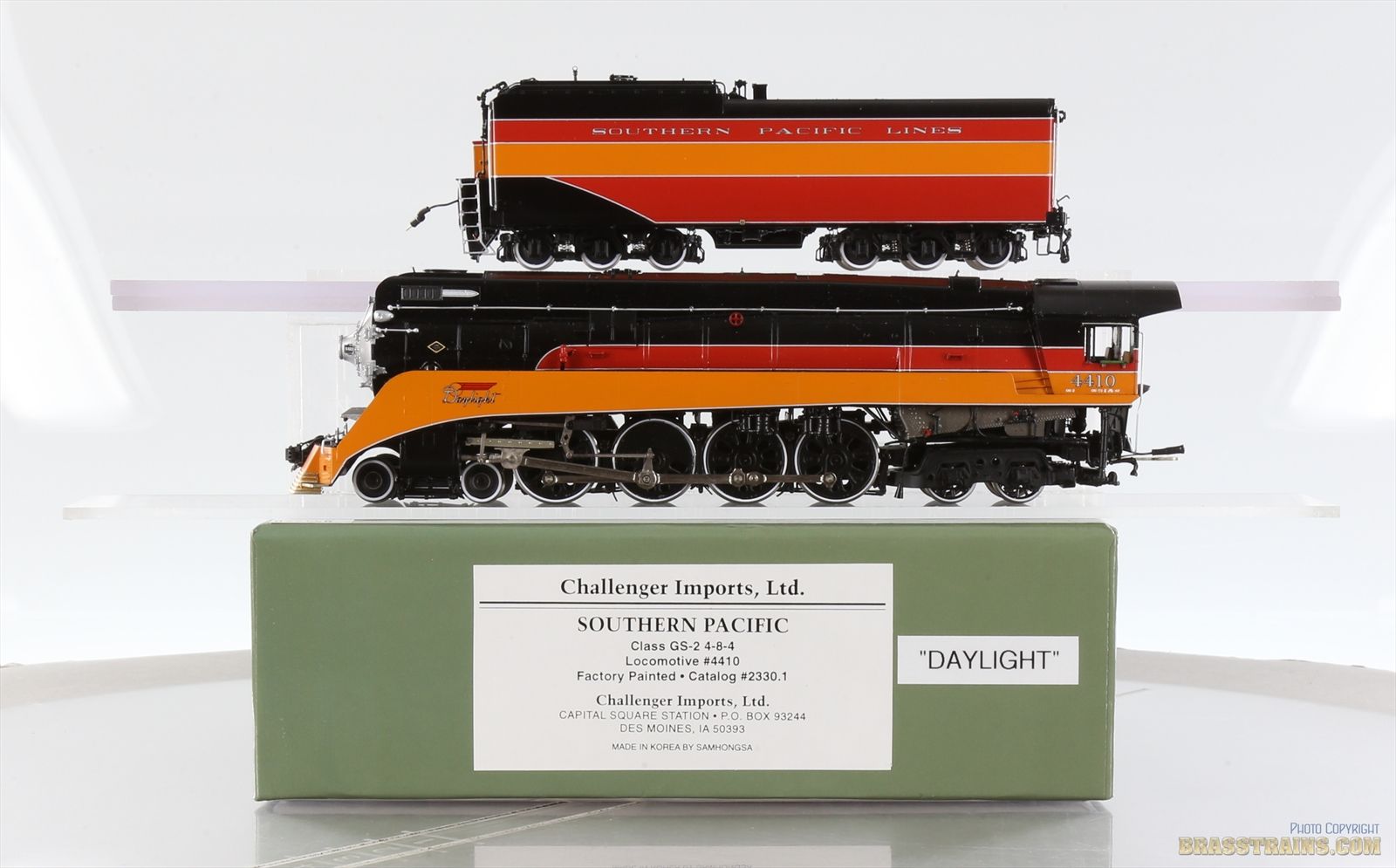 HO Brass Model Train - CIL 2330.1 Challenger SP Southern Pacific 4