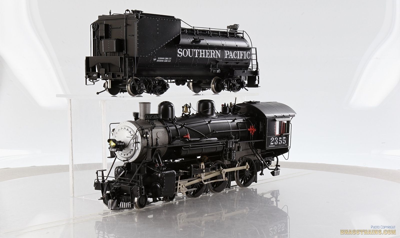 O 2-RAIL Brass Model - PSC 15287 SP Southern Pacific 4-6-0 T-31