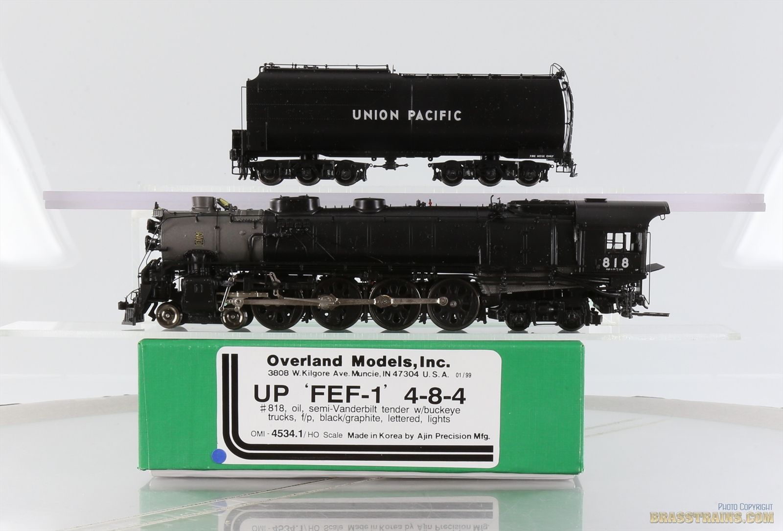 HO Brass PFM - United UP - Union Pacific 4-8-4 FEF-1