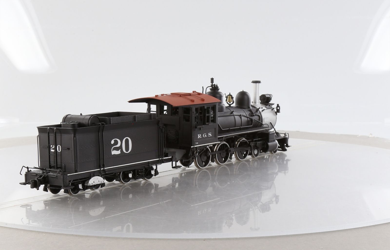 On3 Brass Model - Sunset RGS Rio Grande Southern 4-6-0 #20 - Custom