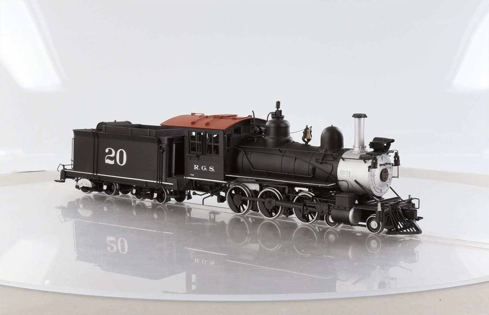 On3 Brass Model - Sunset RGS Rio Grande Southern 4-6-0 #20 - Custom