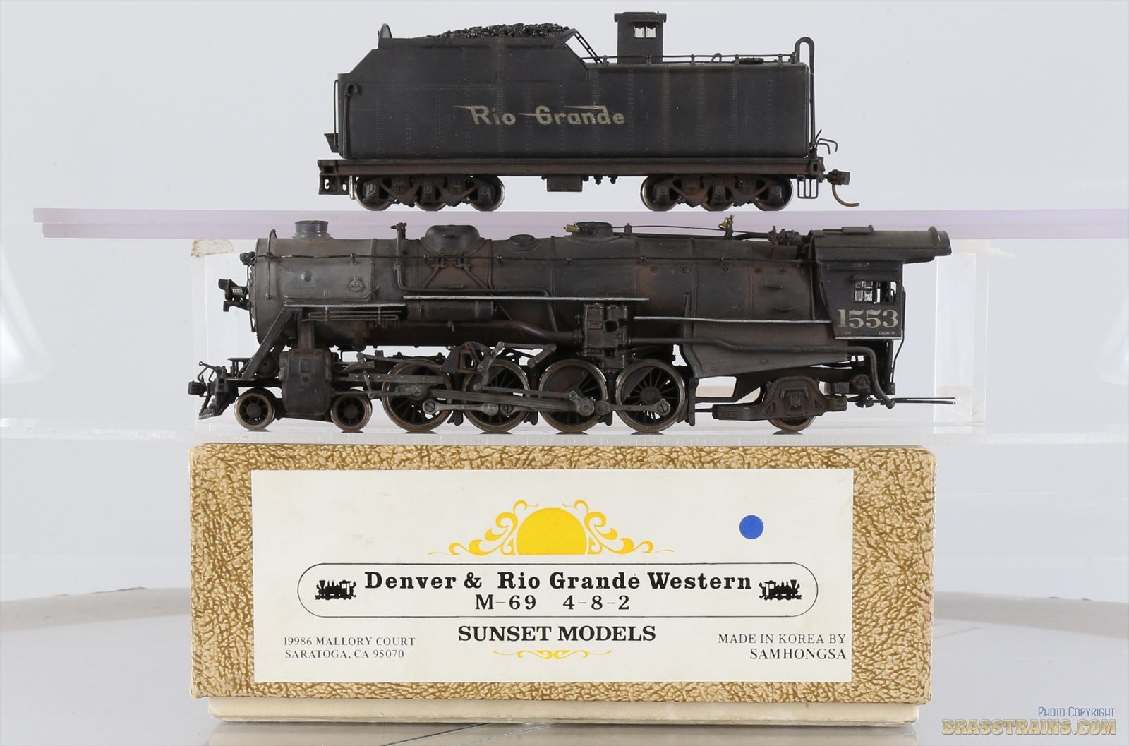 HO Brass Model - Sunset D&RGW Denver & Rio Grande Western