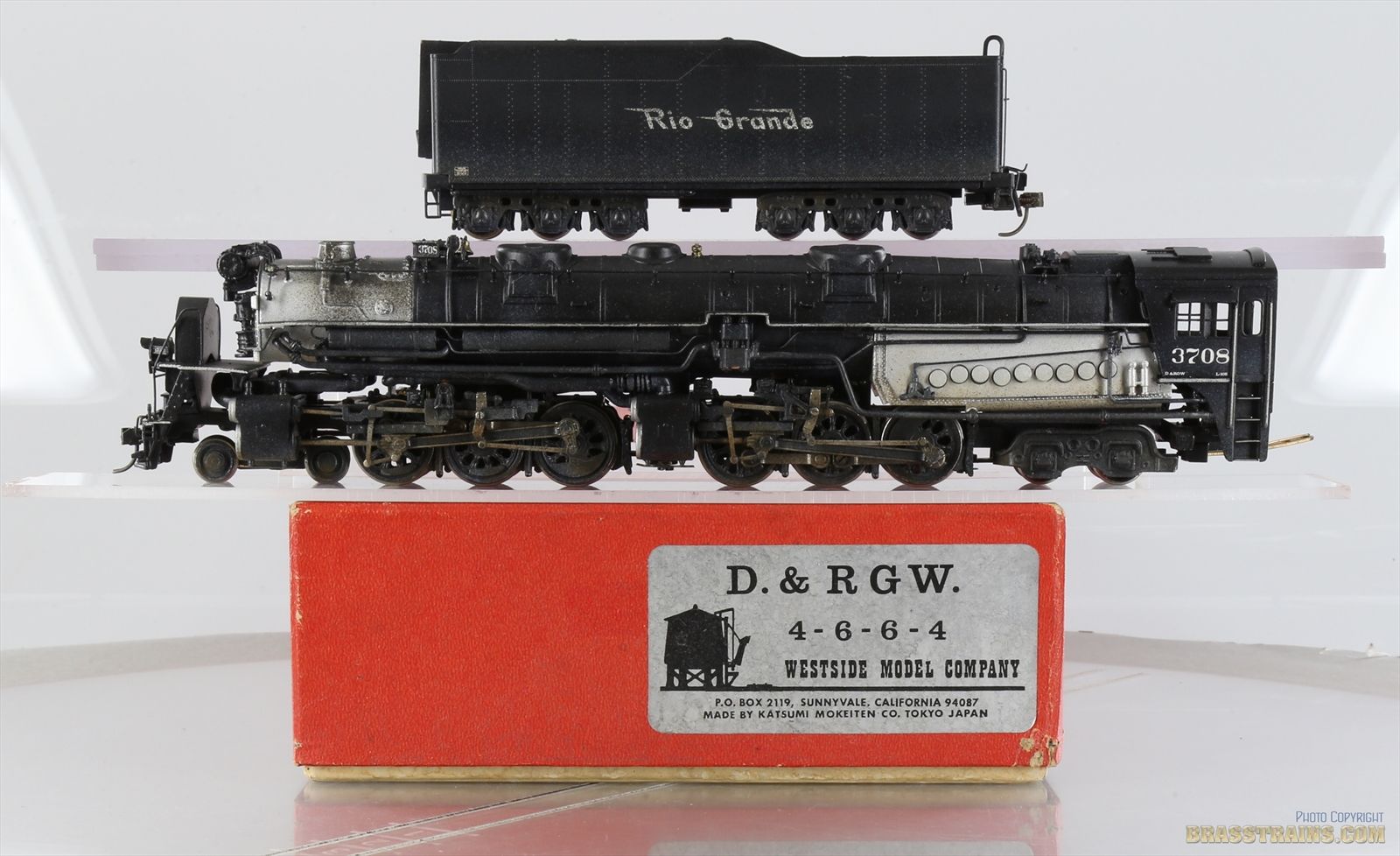 HO Brass Model - WMC D&RGW Rio Grande 4-6-6-4