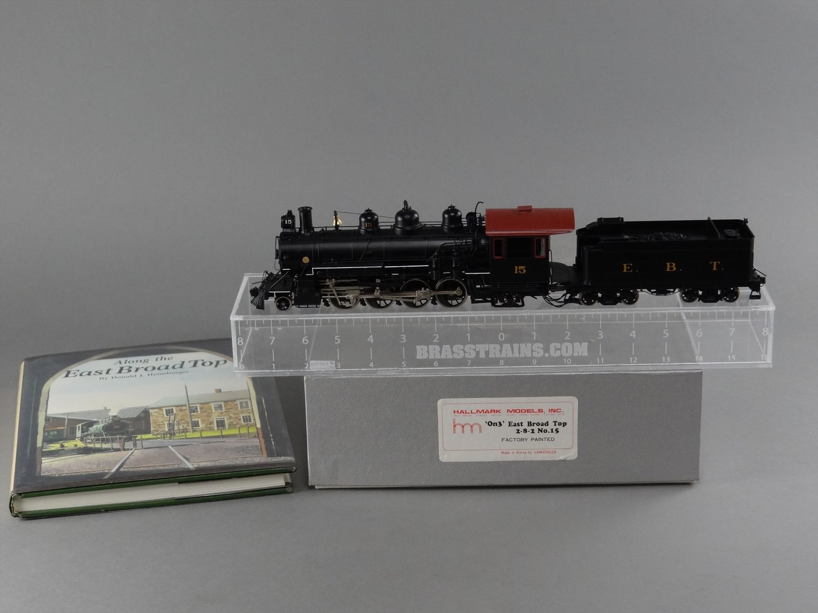 On3 Brass Model - Hallmark EBT East Broad Top 2-8-2 Mikado