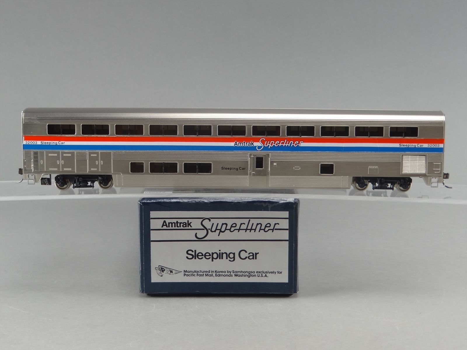 HO Brass Model - PFM Samhongsa Amtrak Superliner Passenger Sleeping Car ...