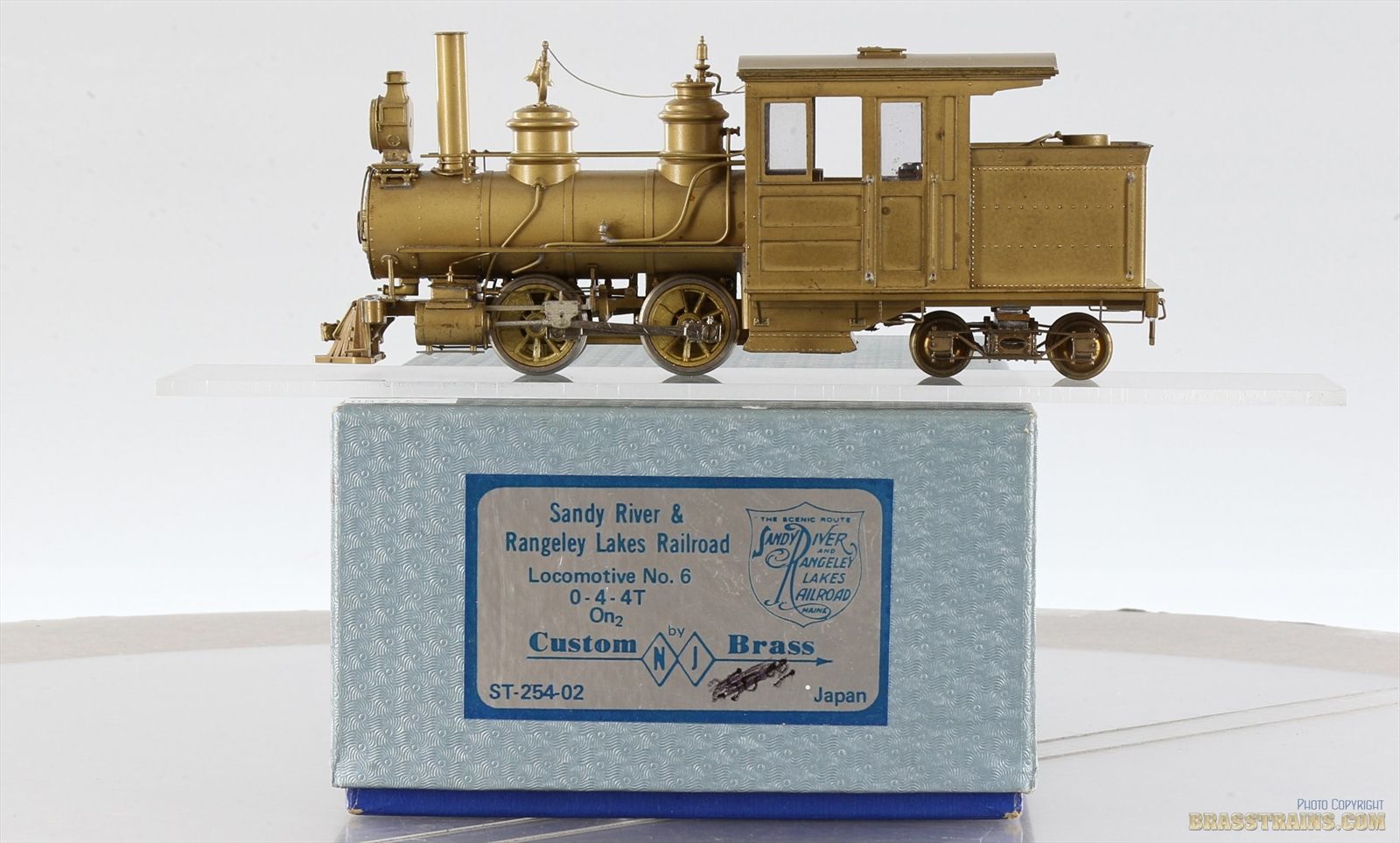 On2 Brass Model - NJCB 254-02 SR&RL Sandy River & Rangeley