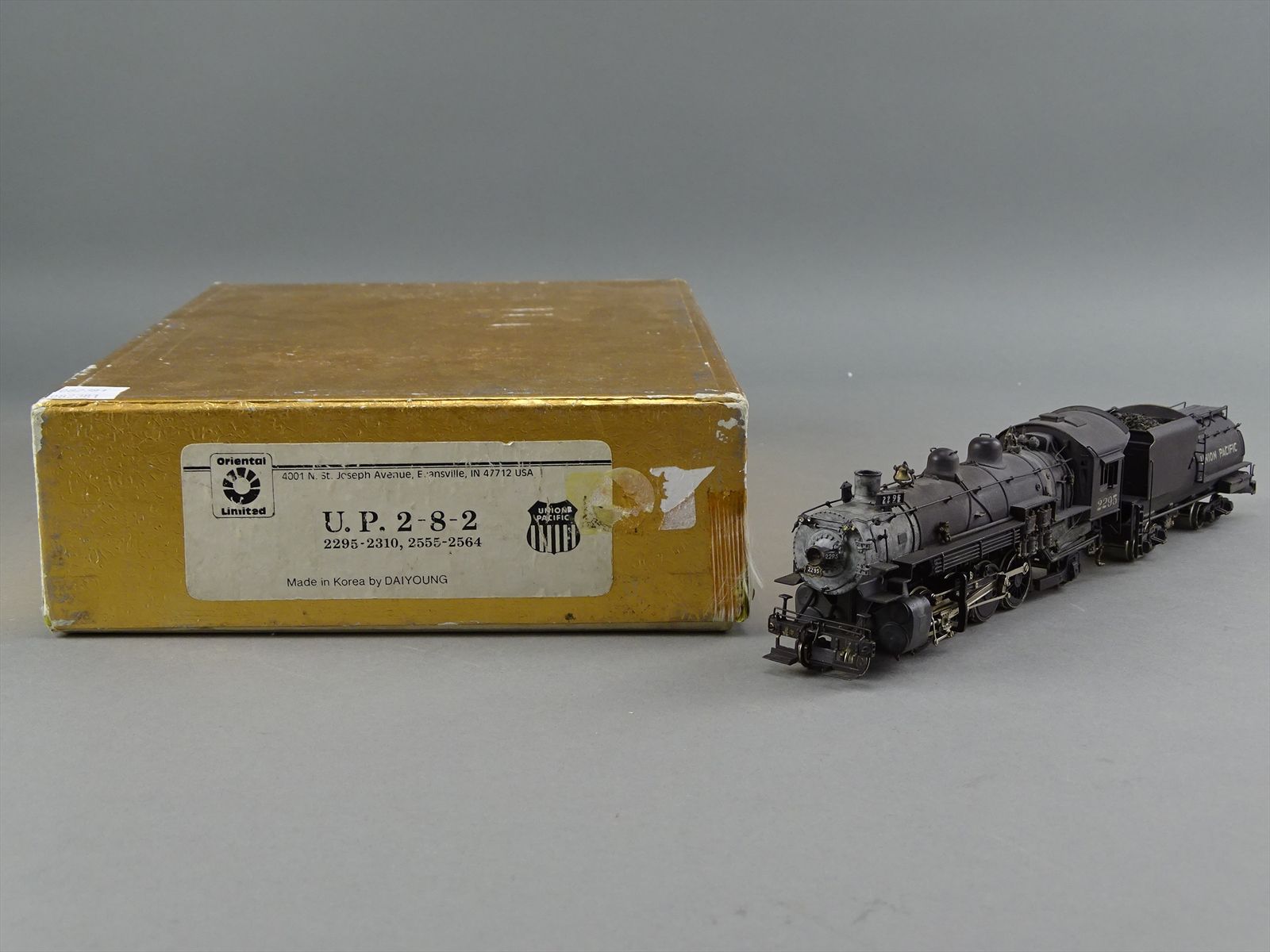HO Brass Model - Oriental UP Union Pacific 2-8-2 Mikado #2295 - Custom ...