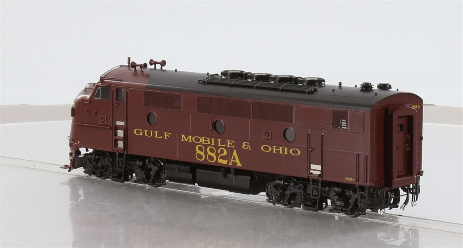 HO Brass Model - DP GM&O GULF MOBILE OHIO F3 F3A F3B A-B-B Set Late ...