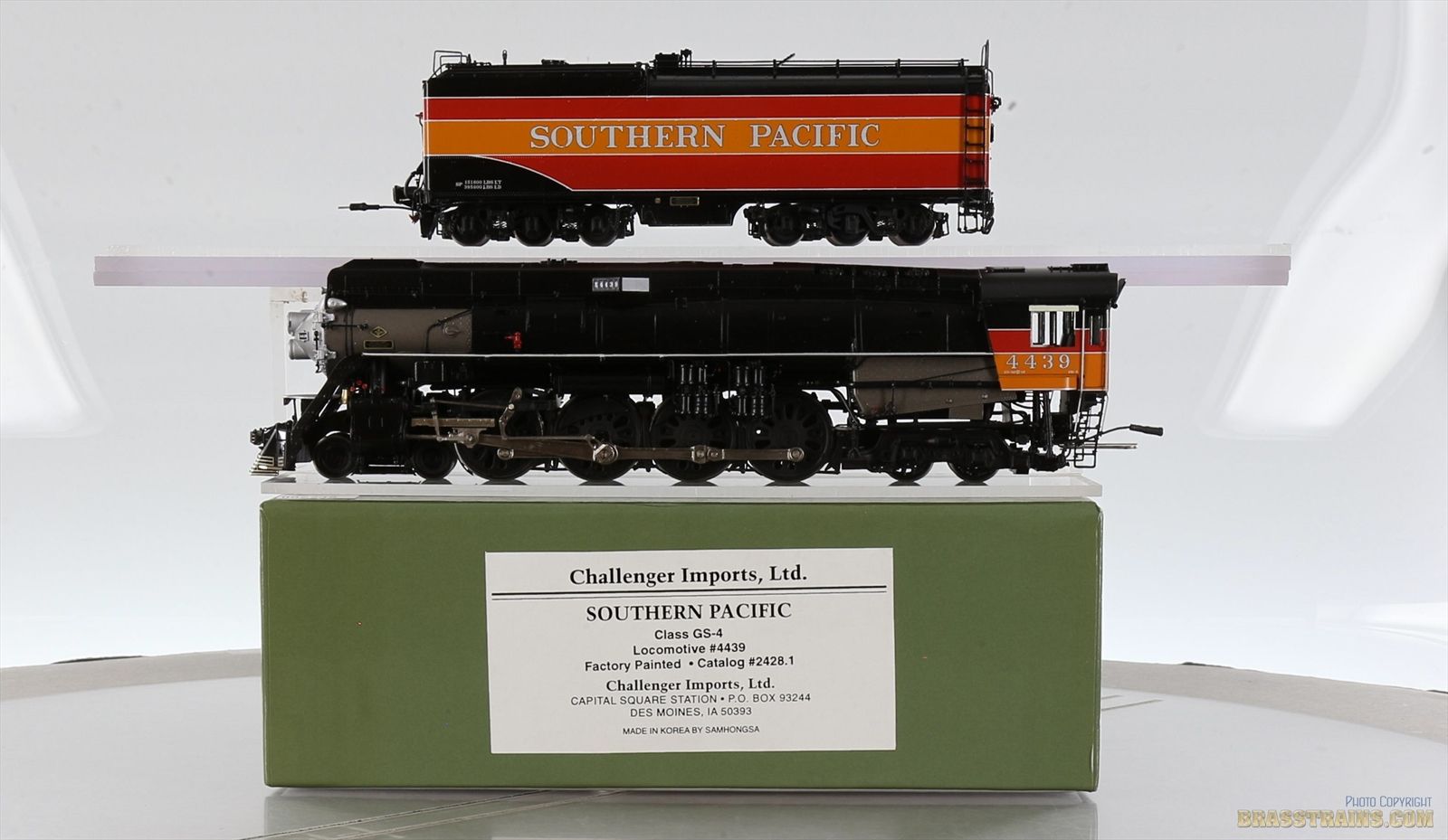 HO Brass Model - CIL 2428.1 SP Southern Pacific GS-4 4-8-4