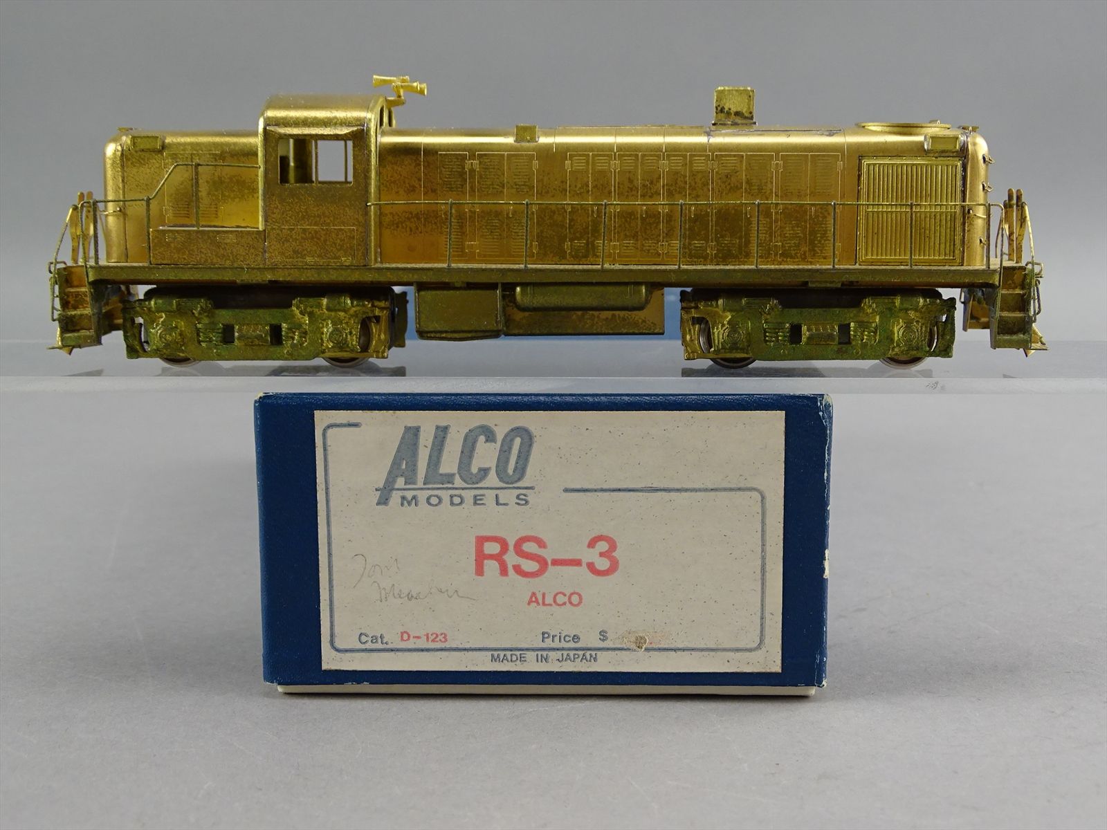 HO Brass Model - Alco D-123 RS-3 diesel Switcher- Unpainted