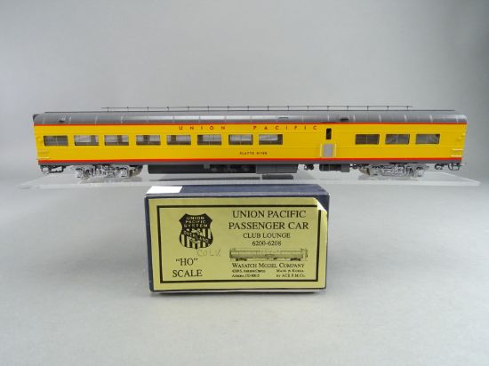 鉄道模型 UNION PACIFIC PASSENGER CAR CLUB LOUNGE HO Brass Model - Wasatch UP Union Pacific Club Lounge Platte River