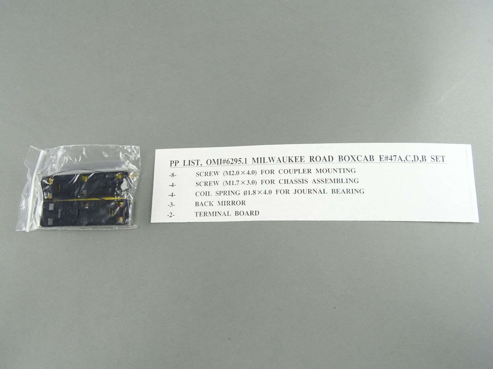 HO Brass Model - OMI 6295.1 Milwaukee Boxcabs EF-5 E47 Set - ABCD - F/P ...