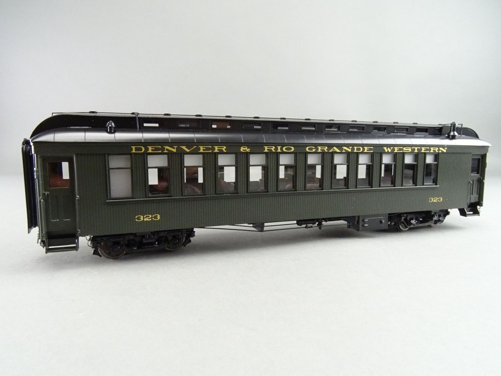 On3 Brass Model - PSC 17185-1 D&RGW Rio Grande Coach Green #323 - F/P ...