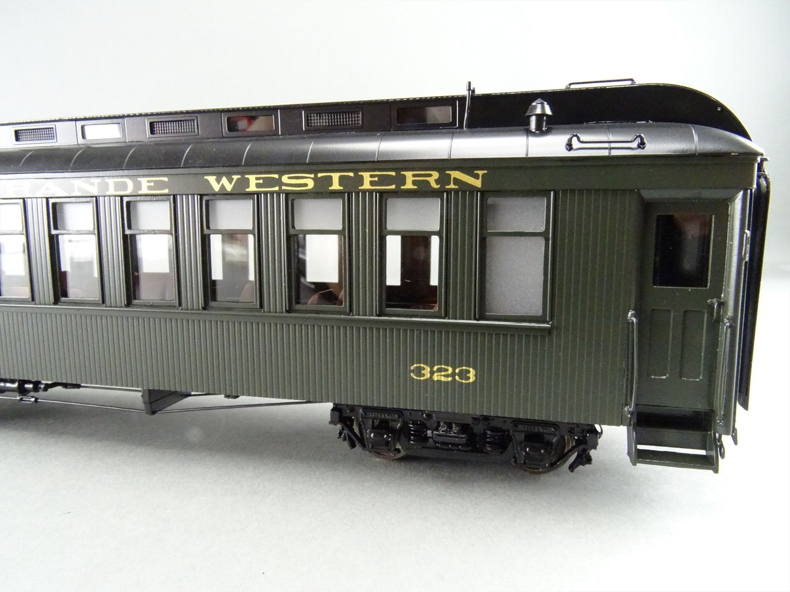 On3 Brass Model - PSC 17185-1 D&RGW Rio Grande Coach Green #323 - F/P ...
