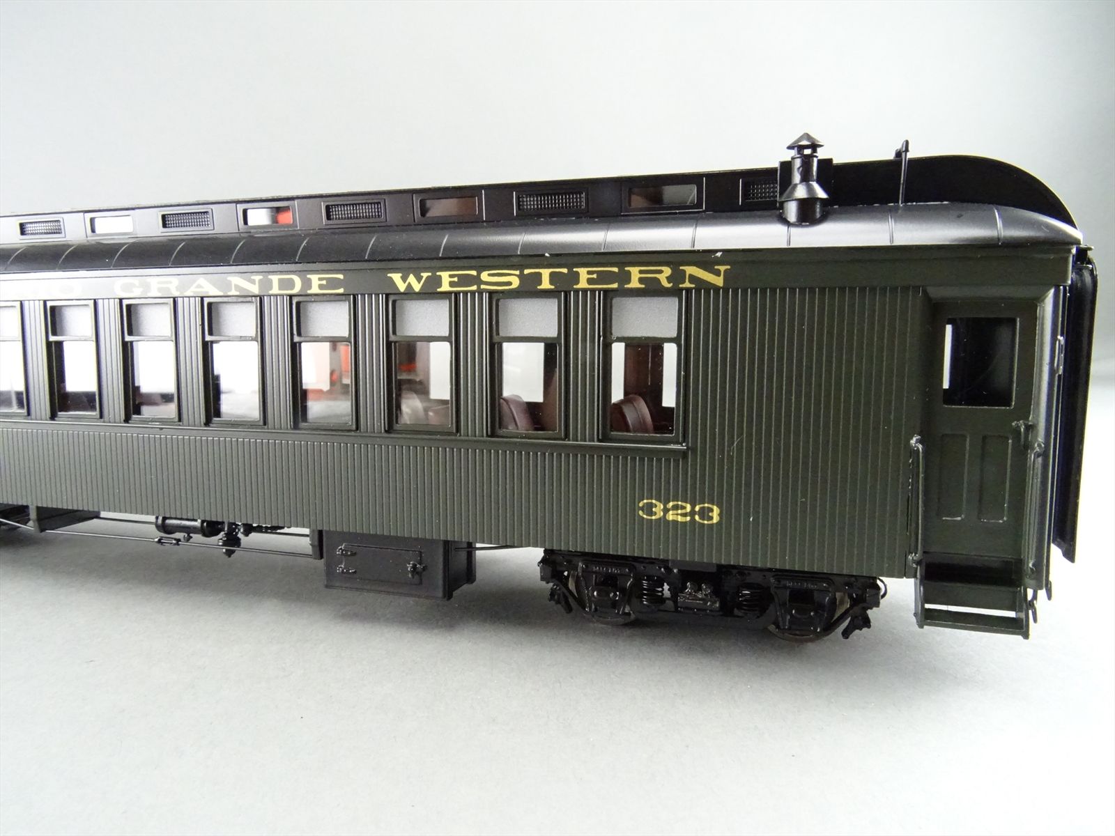 On3 Brass Model - PSC 17185-1 D&RGW Rio Grande Coach Green #323 - F/P ...