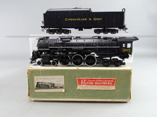 HO Brass Model - Gem EH-109 C&O Chesapeake & Ohio 4-6-4 L