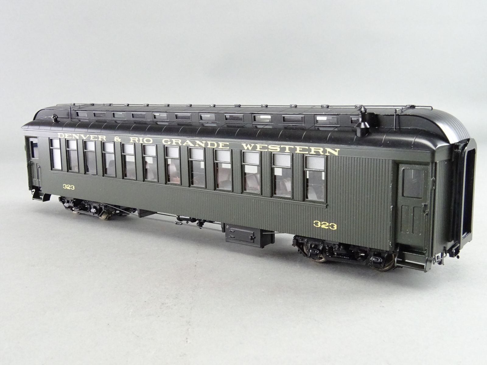On3 Brass Model - PSC 17185-1 D&RGW Rio Grande Coach Green #323 - F/P ...