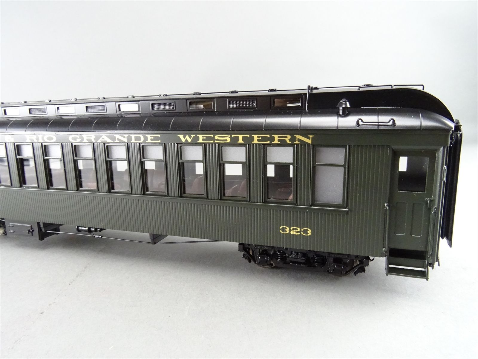 On3 Brass Model - PSC 17185-1 D&RGW Rio Grande Coach Green #323 - F/P ...