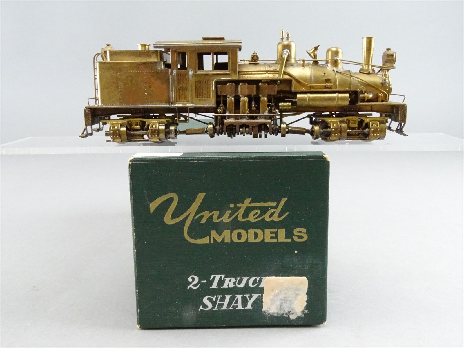 HO Brass Model - Logging Loco - United Models 2-Truck Shay - Unpainted