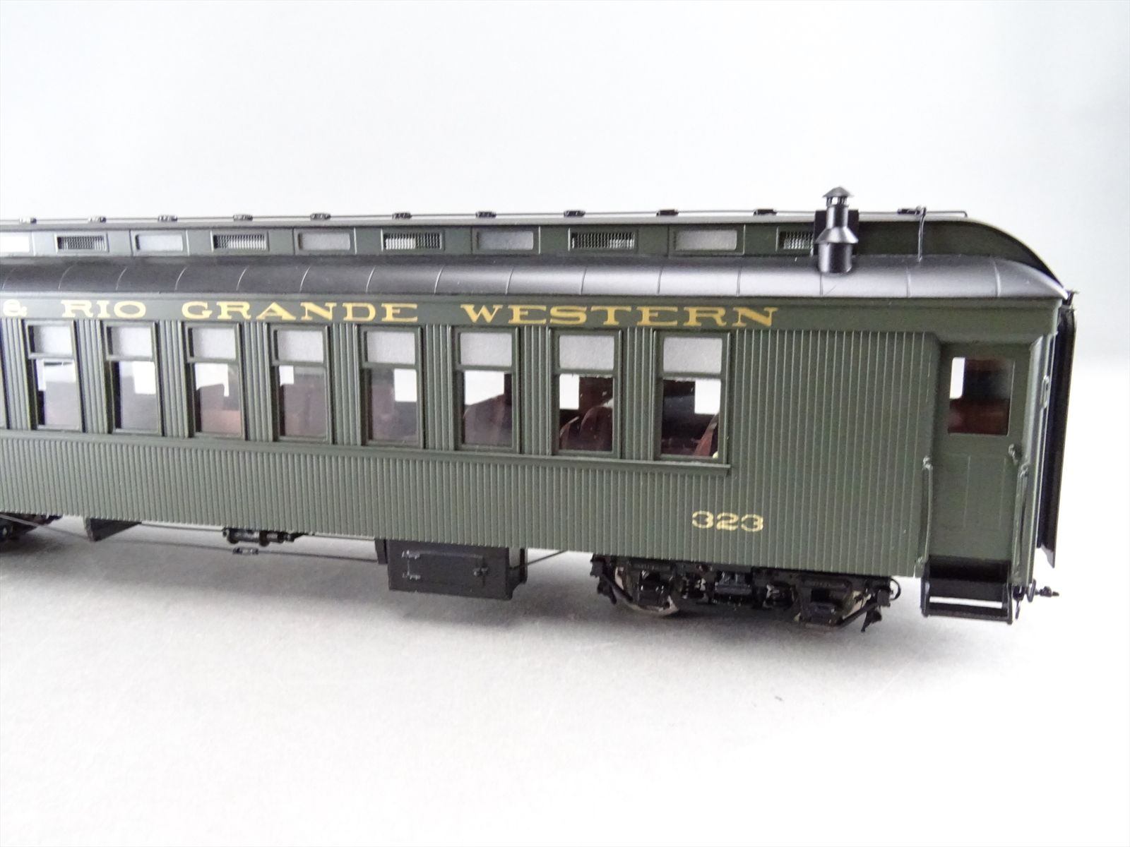 On3 Brass Model - PSC 17527-1 D&RGW Rio Grande Coach #323 Green - F/P ...