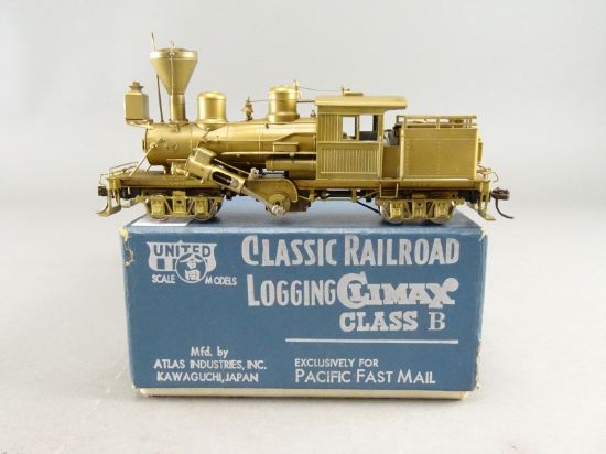 HO Brass Model - PFM Classic Logging 2-Truck Climax Class B