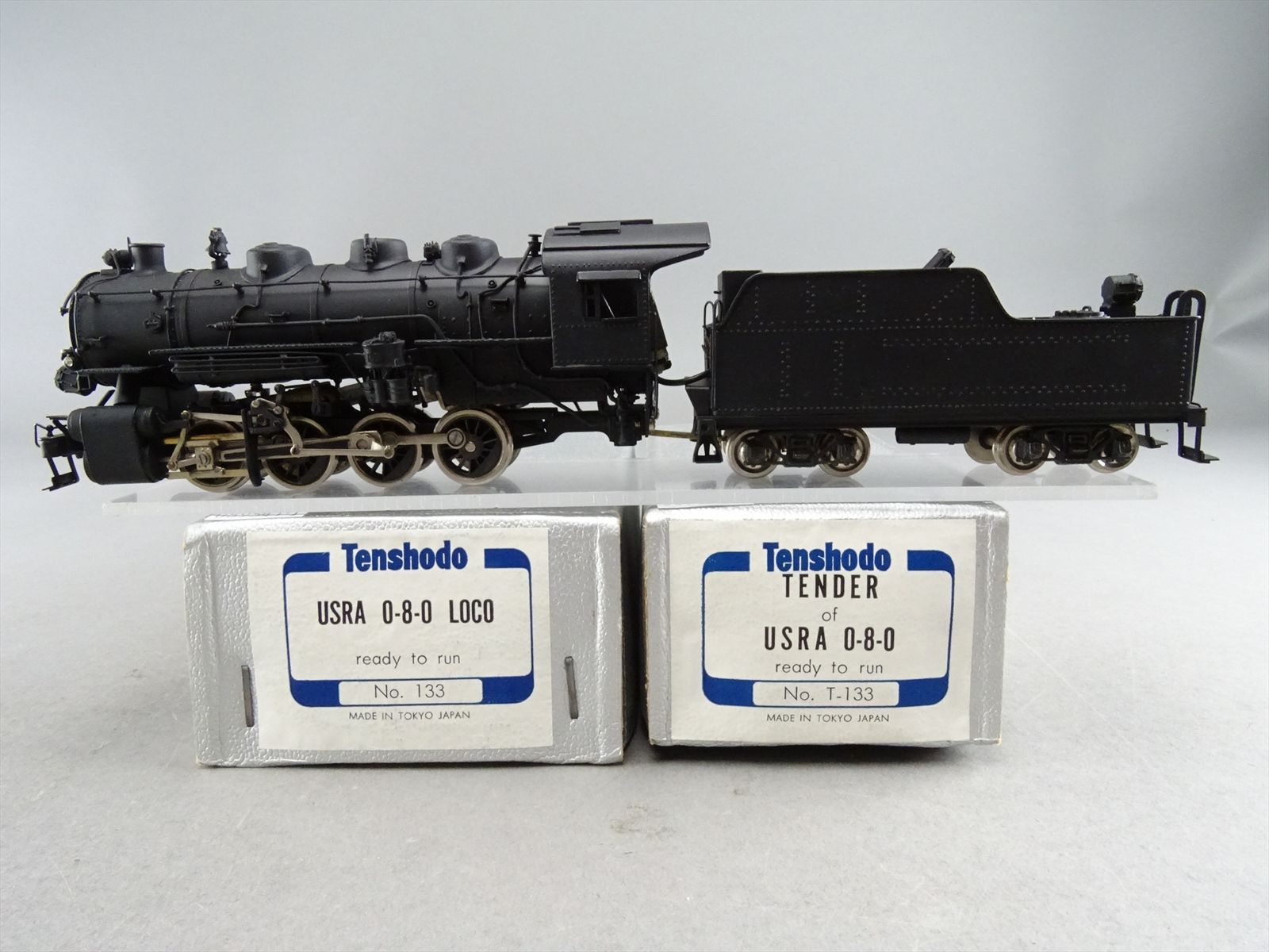 HO Brass Model - PFM Tenshodo 133 USRA 0-8-0 Locomotive - F&frasl;P