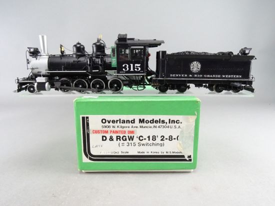 廃盤　WMC OPEN DUTCH CHAMPIONSHIPS 2003 : On3 Brass Model - OMI 0144.1 D&RGW C-18 Rio Grande 2-8-0