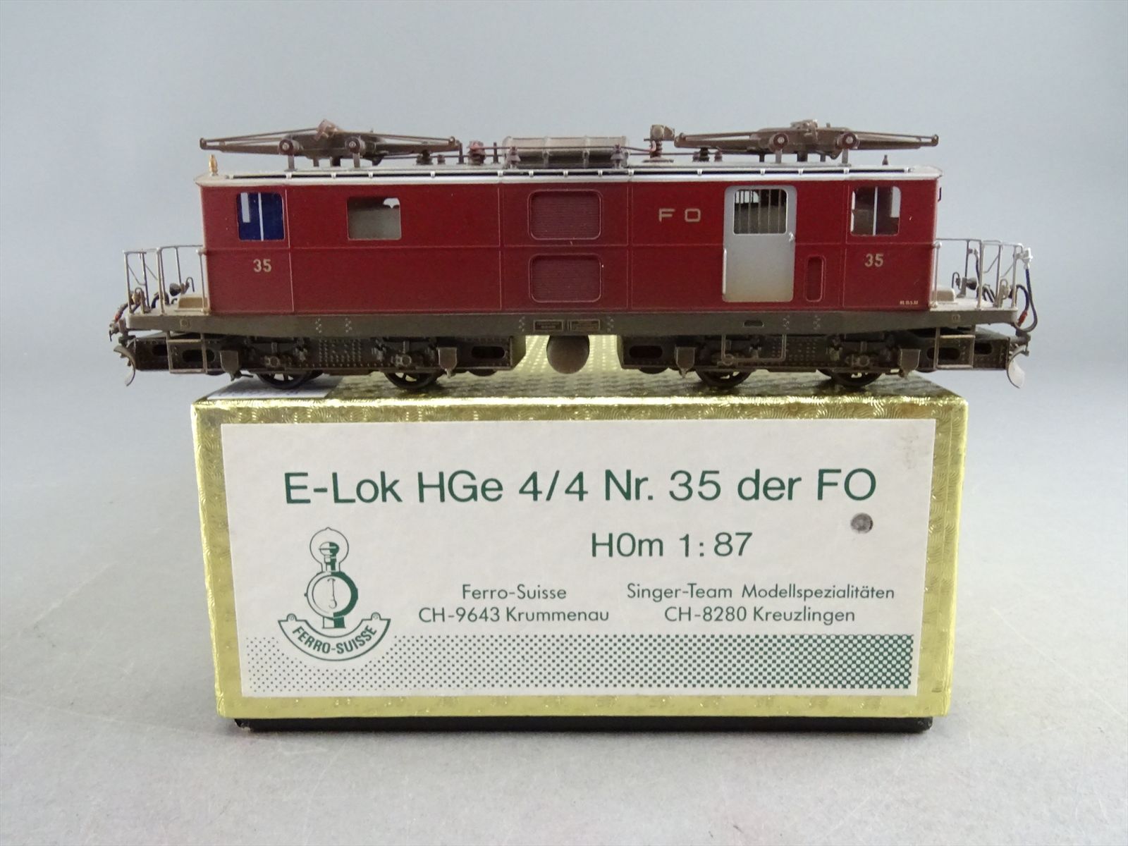 ジャンク品 1円〜 ジャンク Ferro-Suisse E-Lok HGe 4/4 Nr.11-15 BVZ