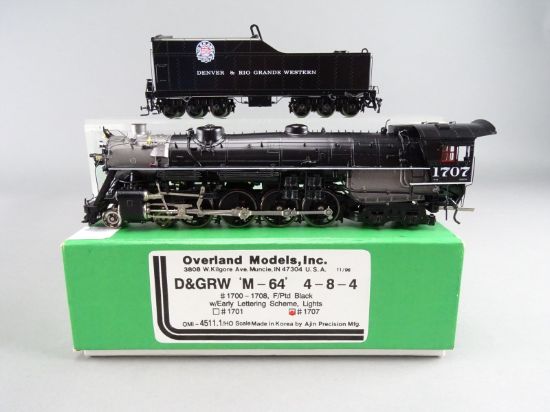 HO Brass Model - OMI 4511.1 D&RGW Rio Grande M-64 4-8-4