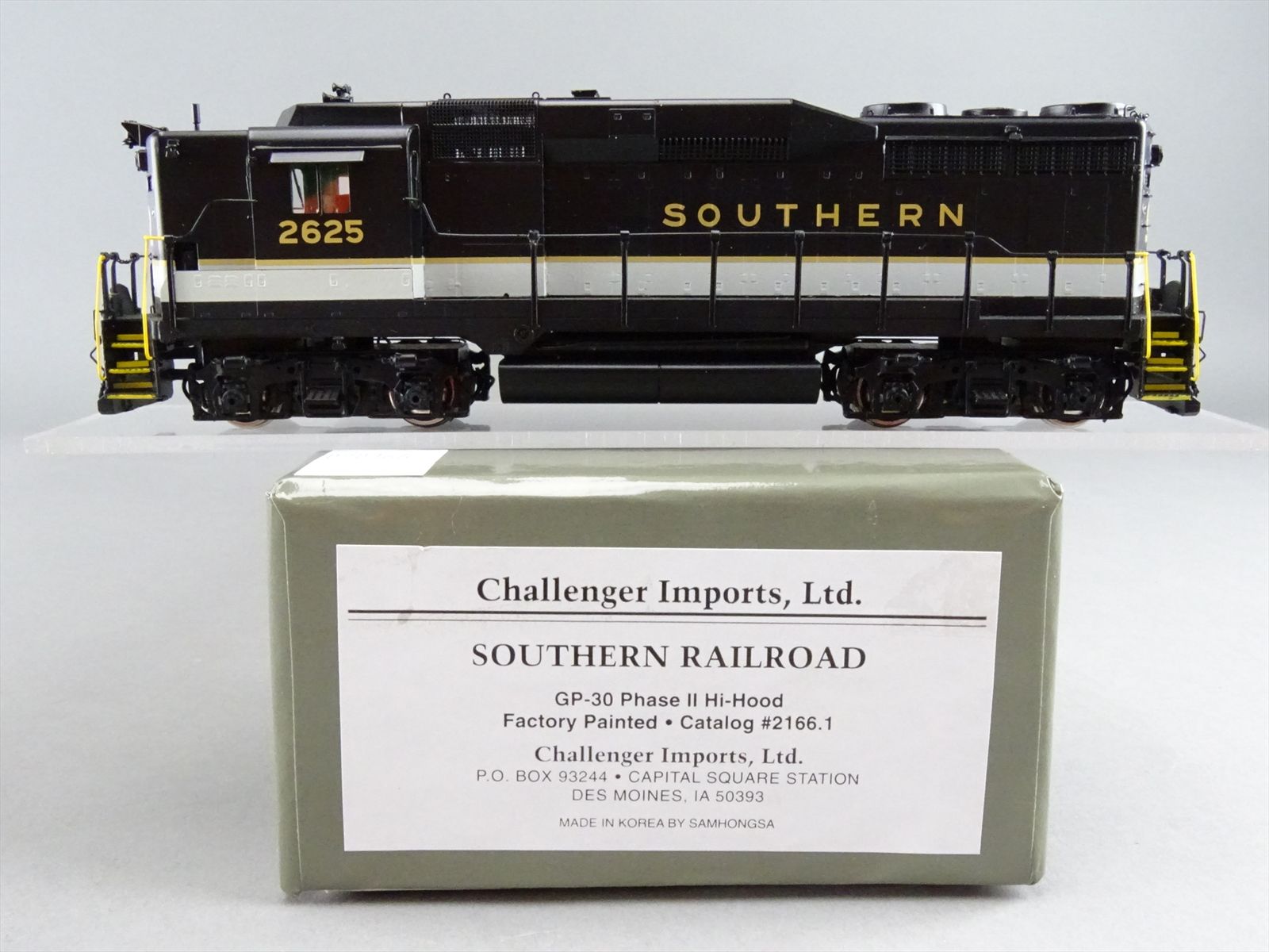 HO Brass Model - CIL 2166.1 SOU Southern GP30 Phase II Hi-Hood #2625 ...